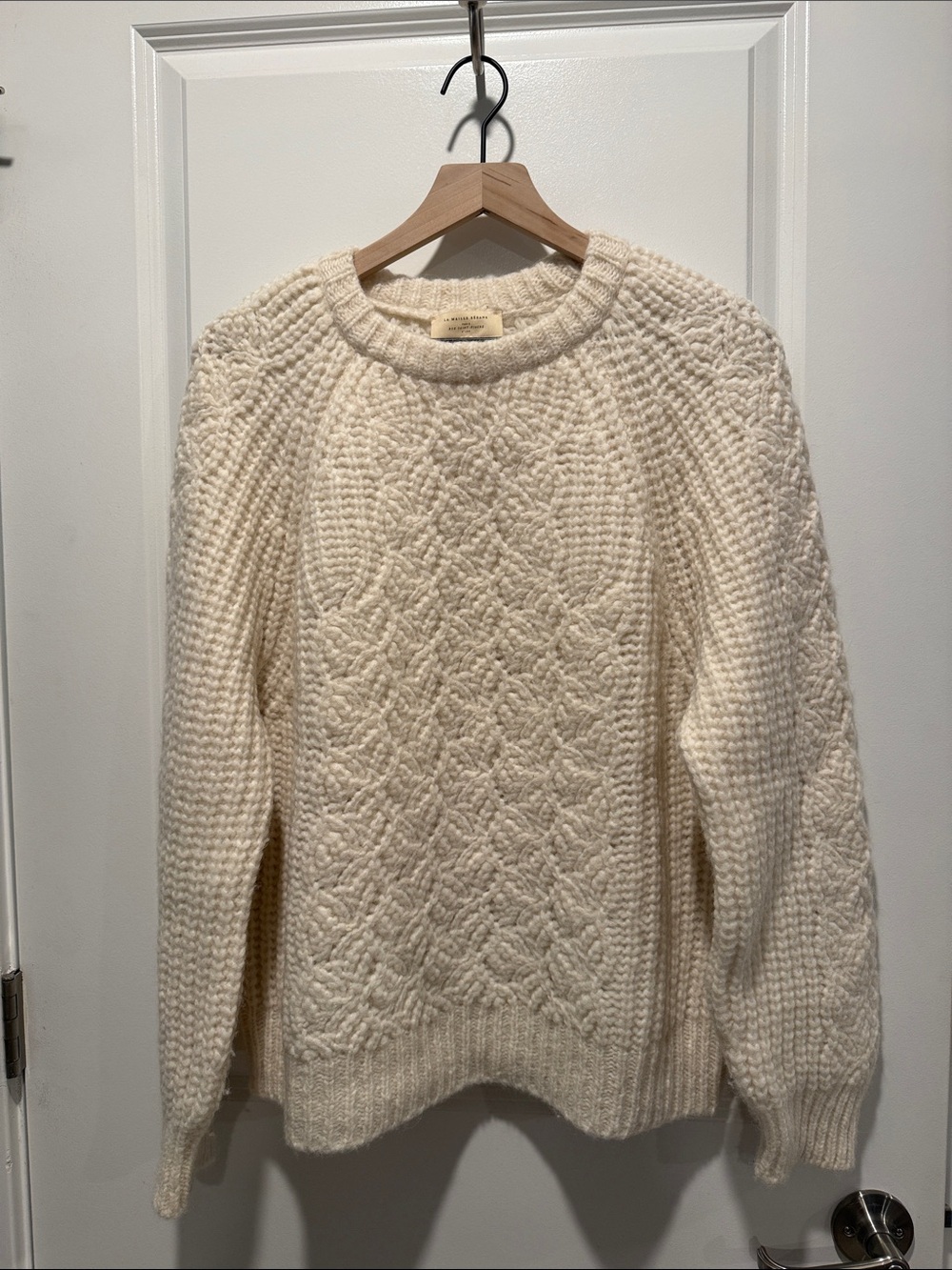 Sezane Finn Jumper Ecru - Size XXL